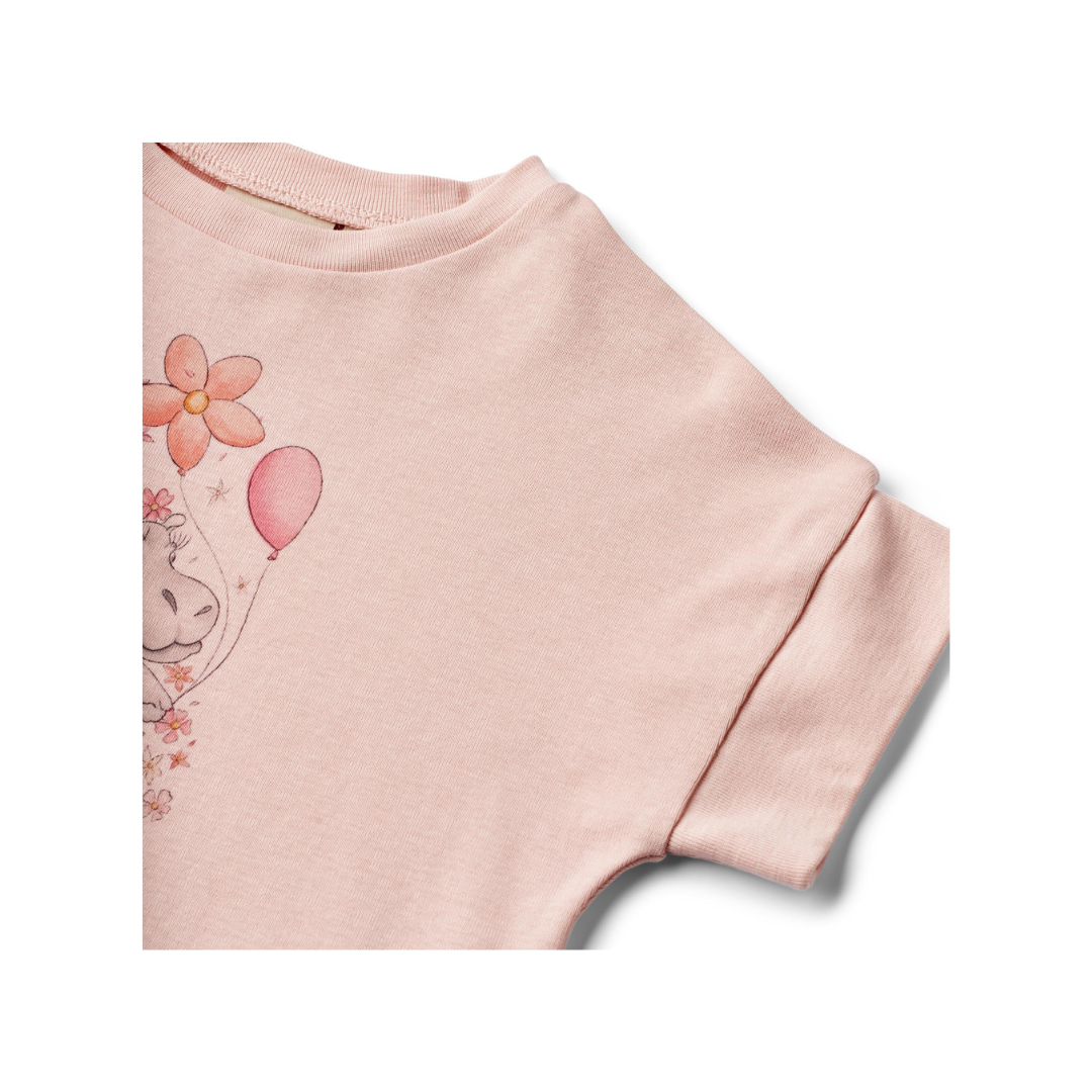 Wheat Lulu t-shirt rose ballet