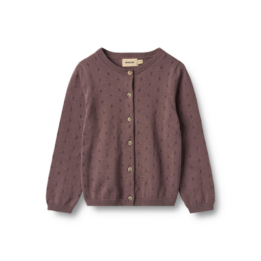 Wheat Maia cardigan plum