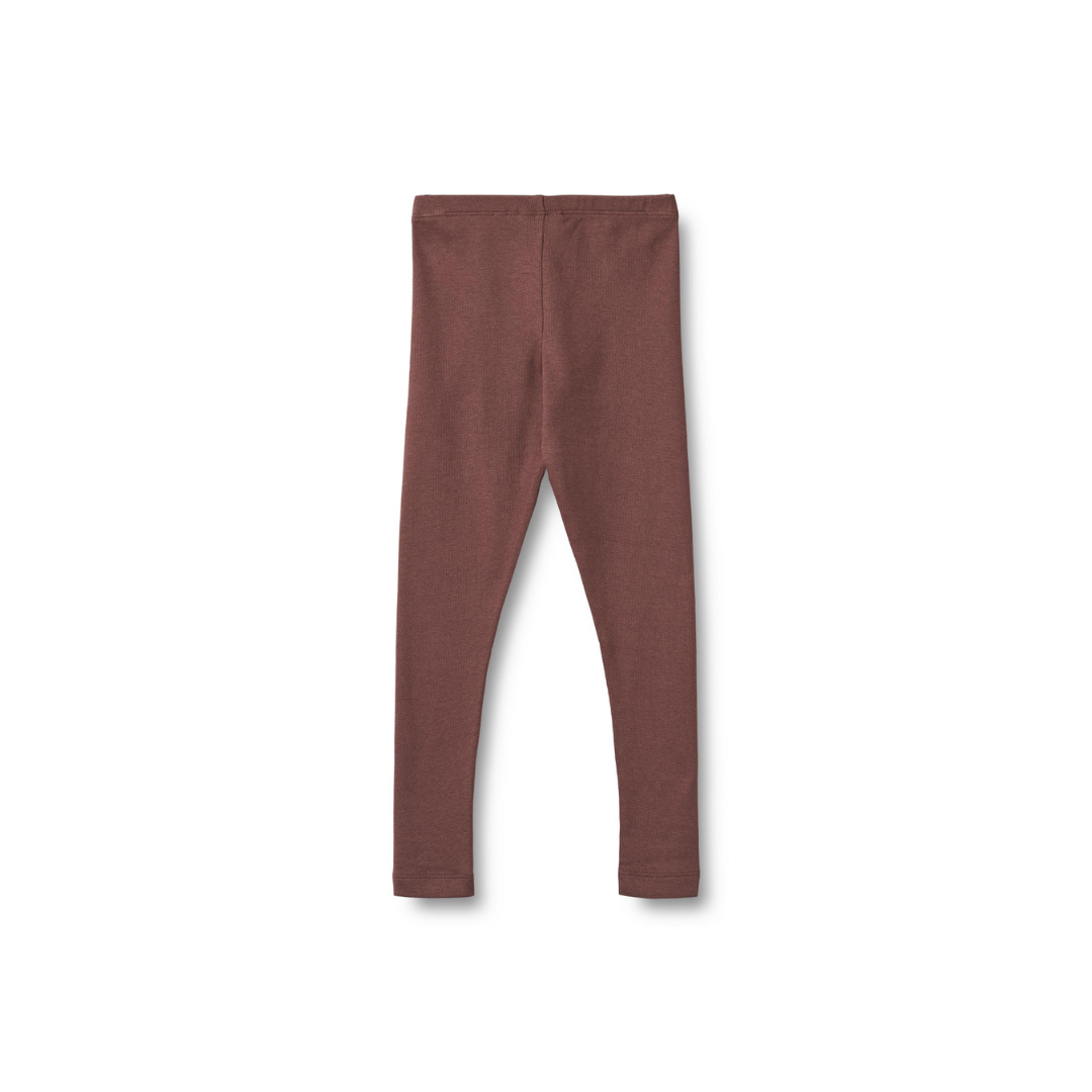 Wheat Maddy rib leggings eggplant