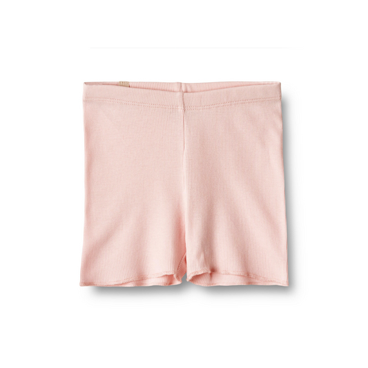 Wheat Sine rib shorts rose ballet