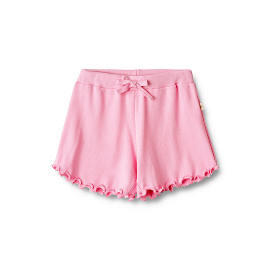 Wheat Gertrud rib shorts pink