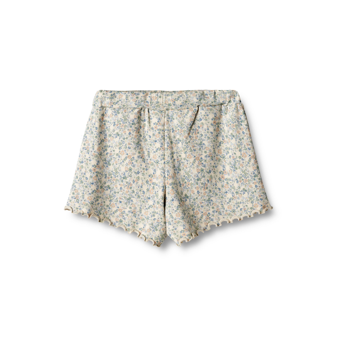 Wheat Gertrud rib shorts sandshell mini flowers