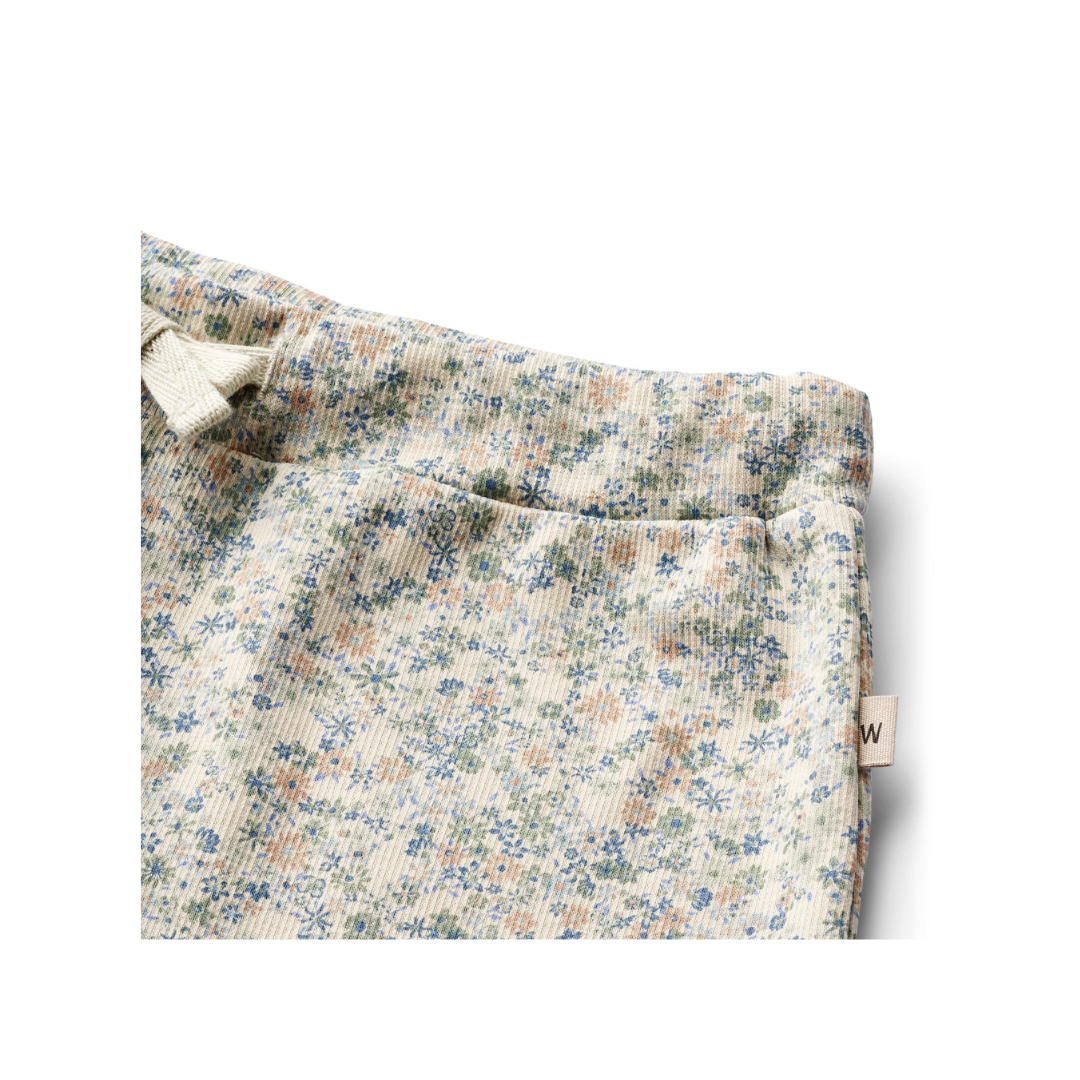 Wheat Gertrud rib shorts sandshell mini flowers