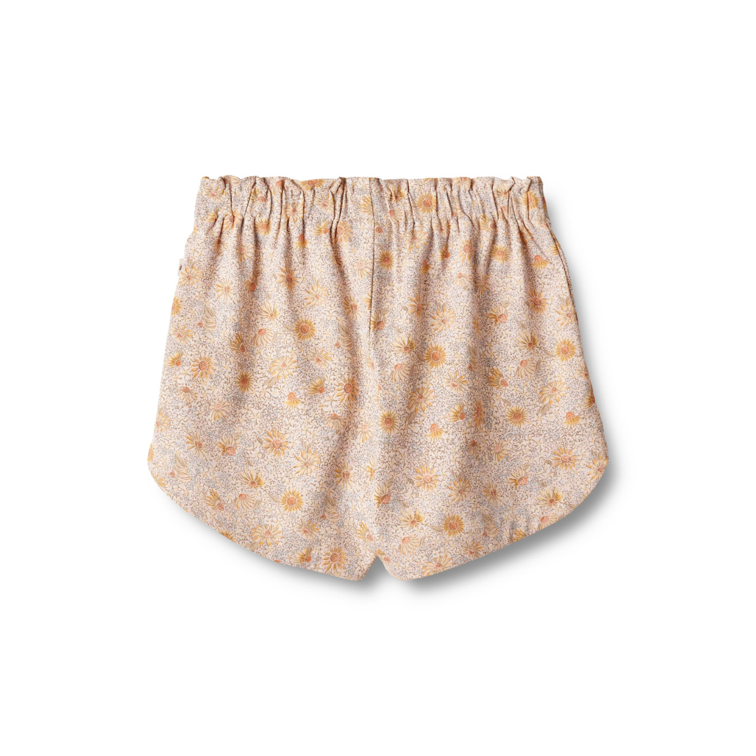 Wheat Karen shorts corneflowers