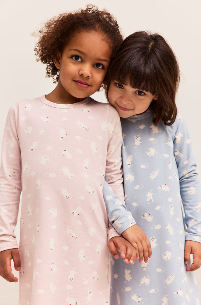 Pige med MarMar Natkjole rose moomin