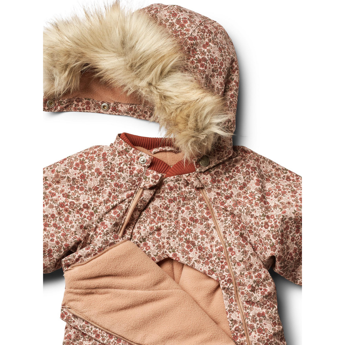 Wheat Nickie teknisk flyverdragt rose dust