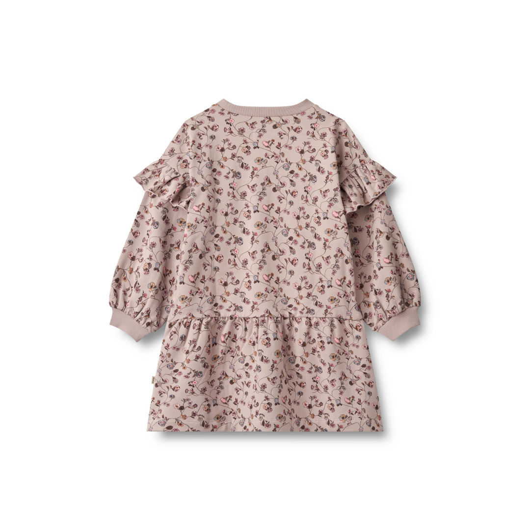 Wheat Annika sweat kjole dry rose flowers wine