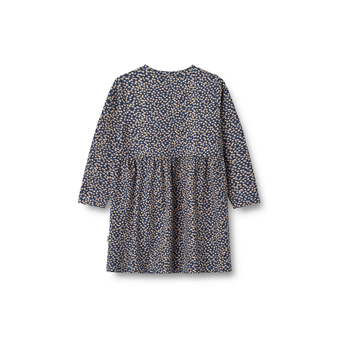 Wheat Sessa kjole blue flowers