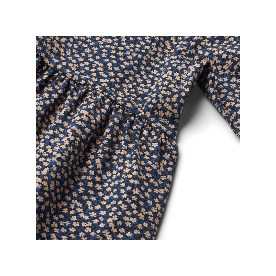 Wheat Sessa kjole blue flowers