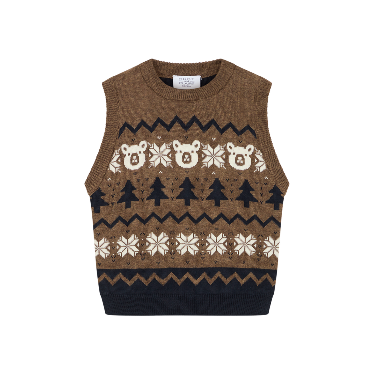 Hust & Claire Perrie vest cub brown