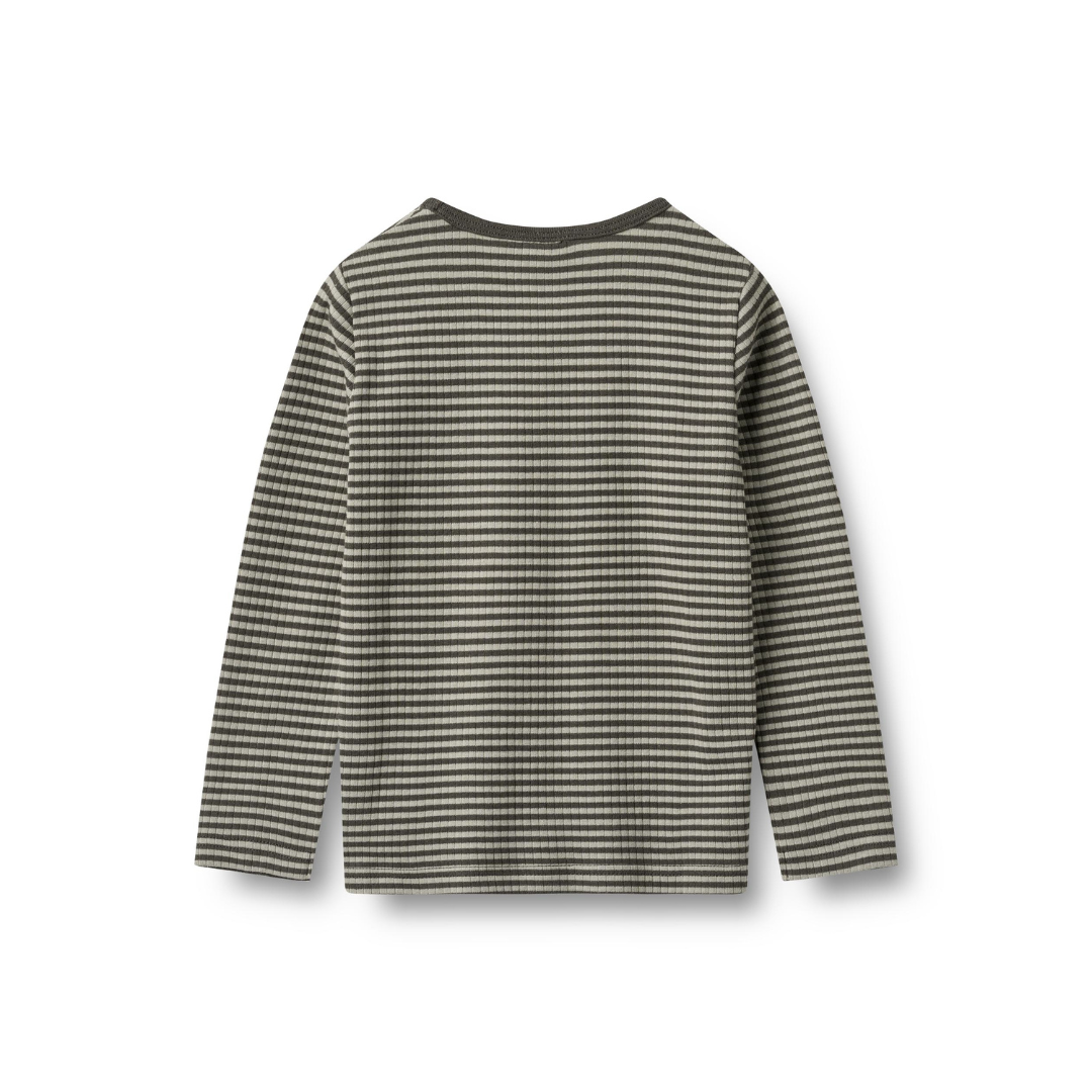 Wheat Stig bluse winter forest stripe