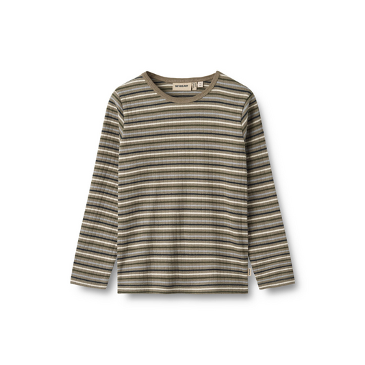 Wheat Stig t-shirt multi stripe