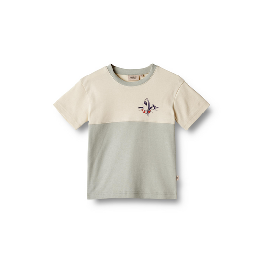 Wheat Oliver t-shirt sea mist