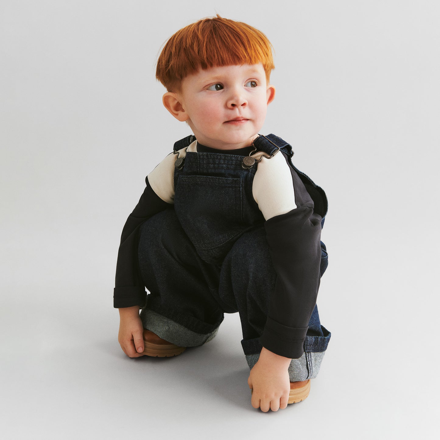 Dreng med Wheat Beck t-shirt L/S eggshell