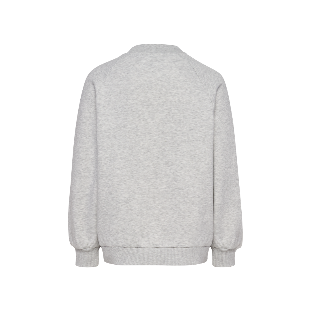 Hummel JR oversized iconic crew bees light grey melange
