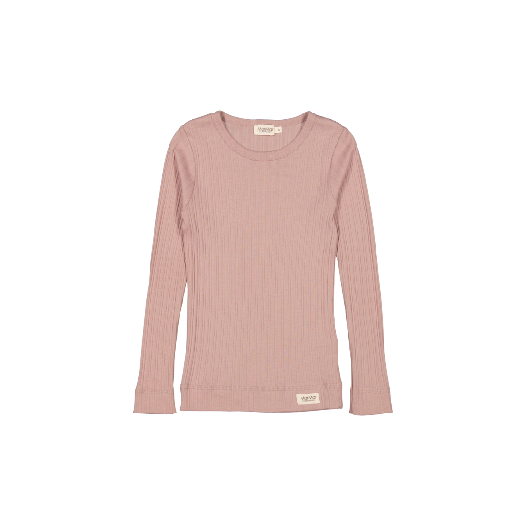 MarMar Modal broad rib plain tee light plum