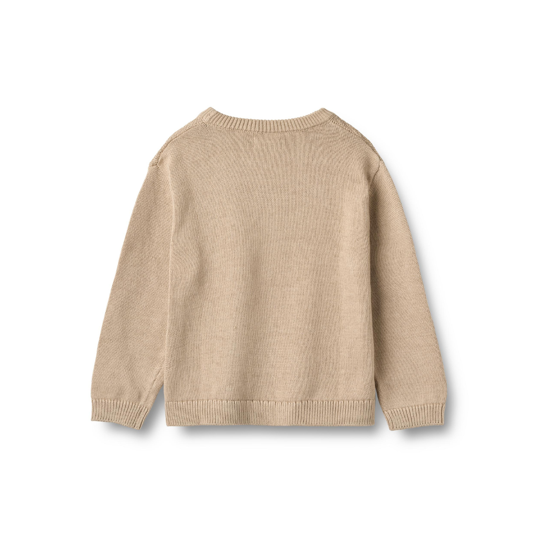 Wheat Borris strikpullover warm sand
