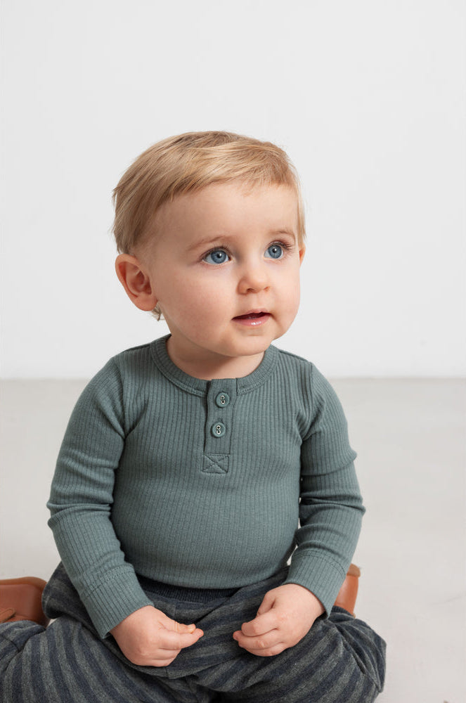 Baby med MarMar Modal body dusty green