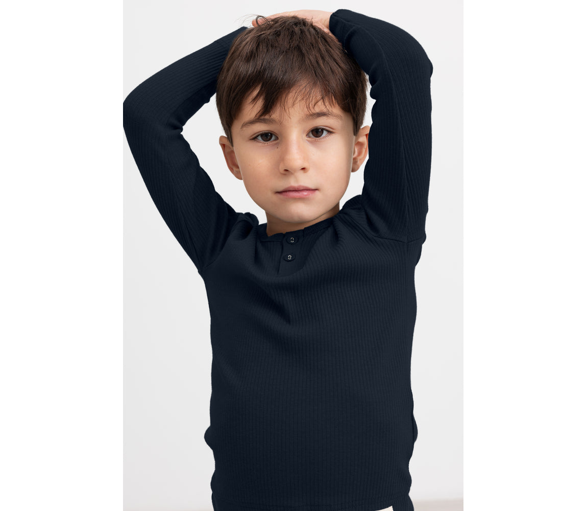 Dreng med MarMar modal bluse pilot navy