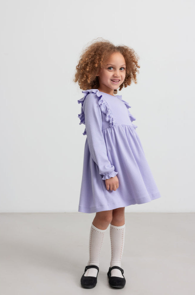 Pige med MarMar Dikte modal kjole soft lavender