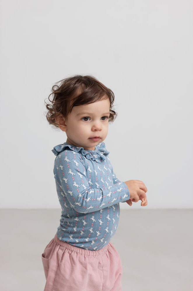 Pige med MarMar Panto bukser soft berry