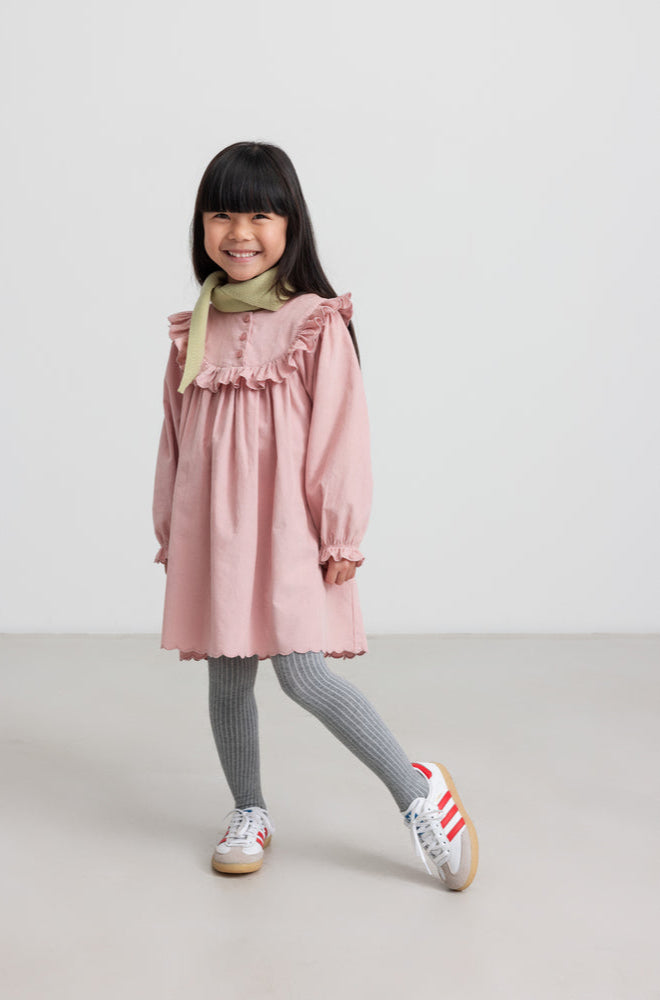 Pige med MarMar Delina kjole soft berry