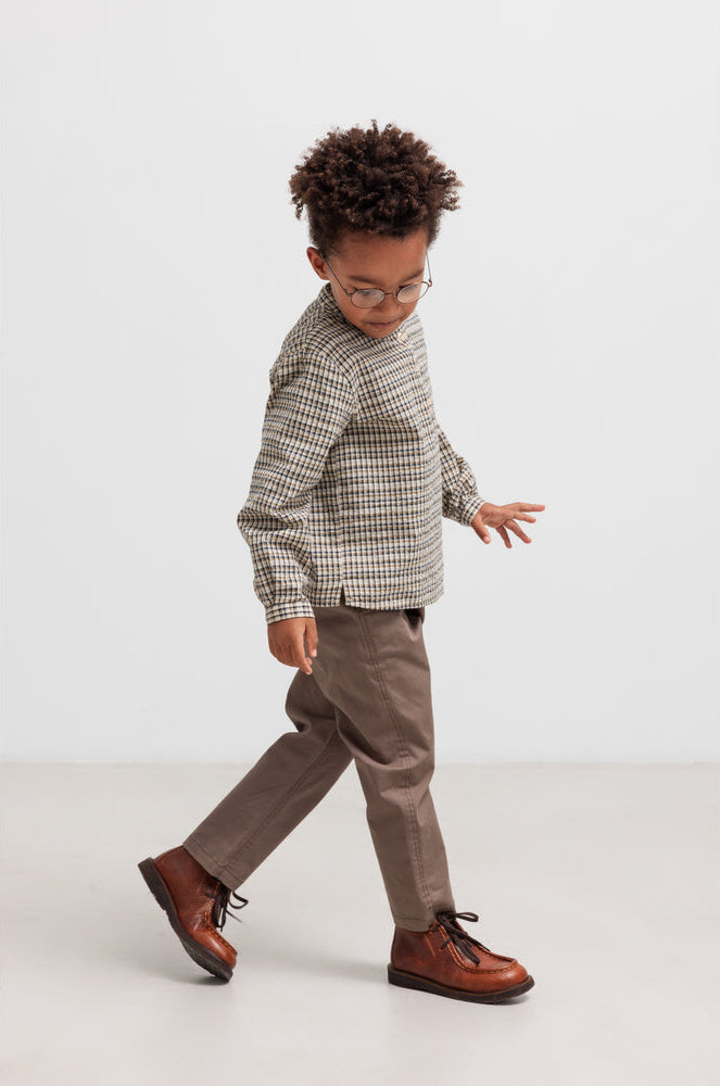 Dreng med MarMar Tokyo skjorte pilot navy check