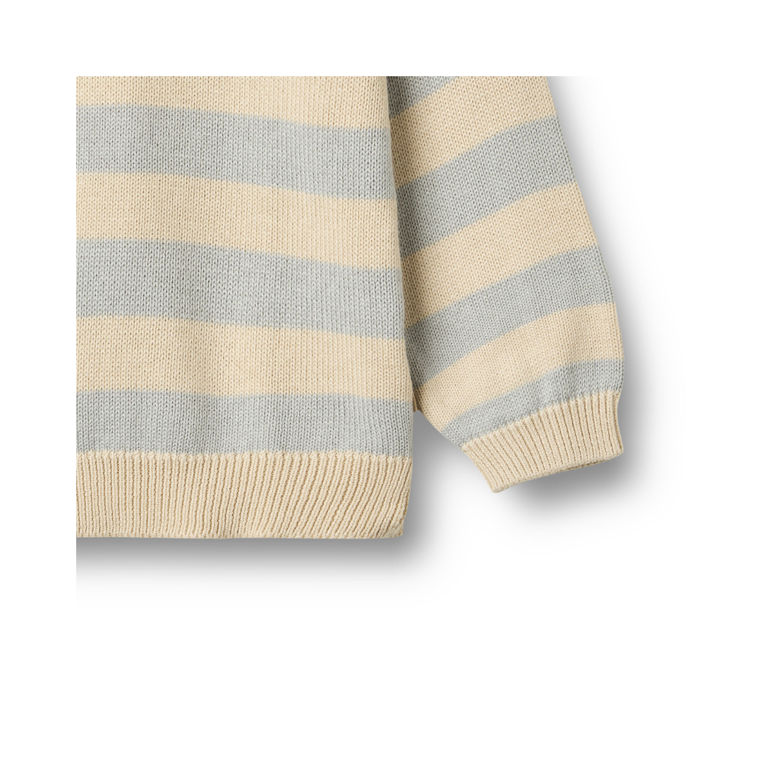 Wheat Morgan strikpullover blue stripe