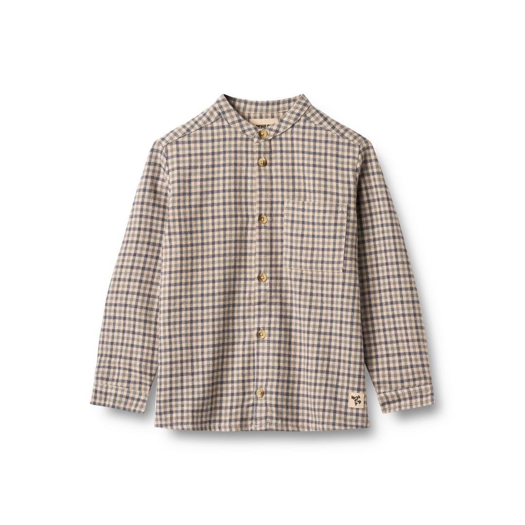 Wheat Willum skjorte blue check