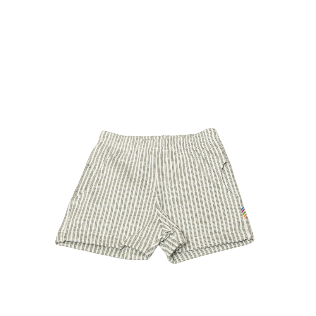 Joha Shorts stribet grøn/hvid
