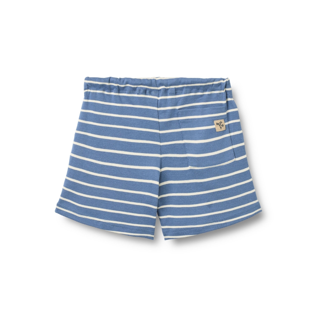 Wheat Kalle shorts blue stripe