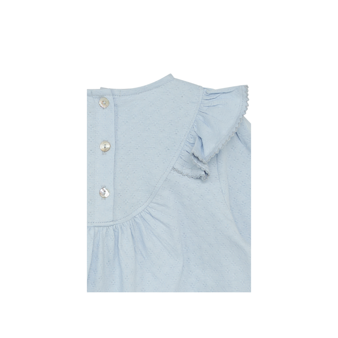 Hust & Claire Adelaida bluse blue flax