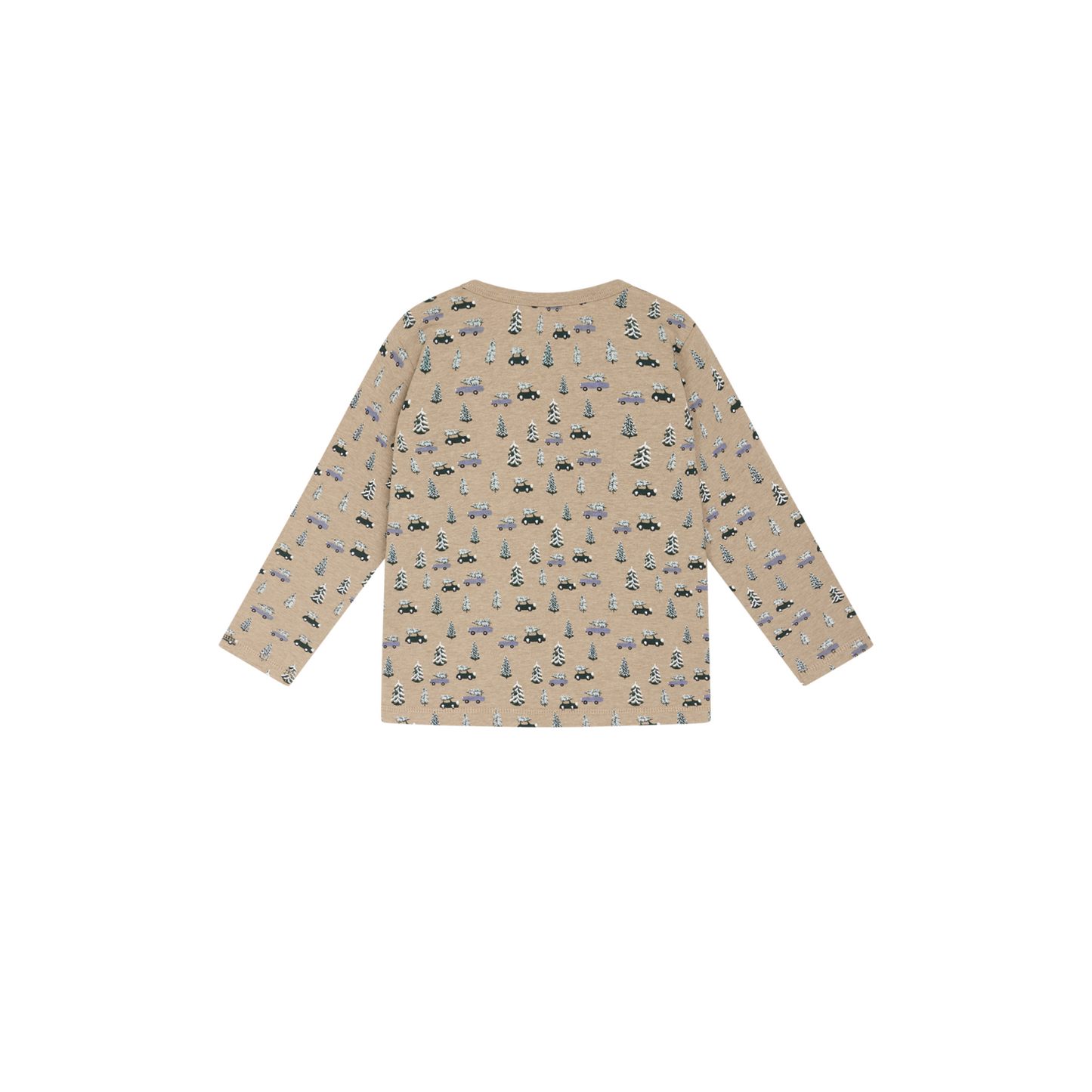 Hust & Clarie August t-shirt biscuit melange