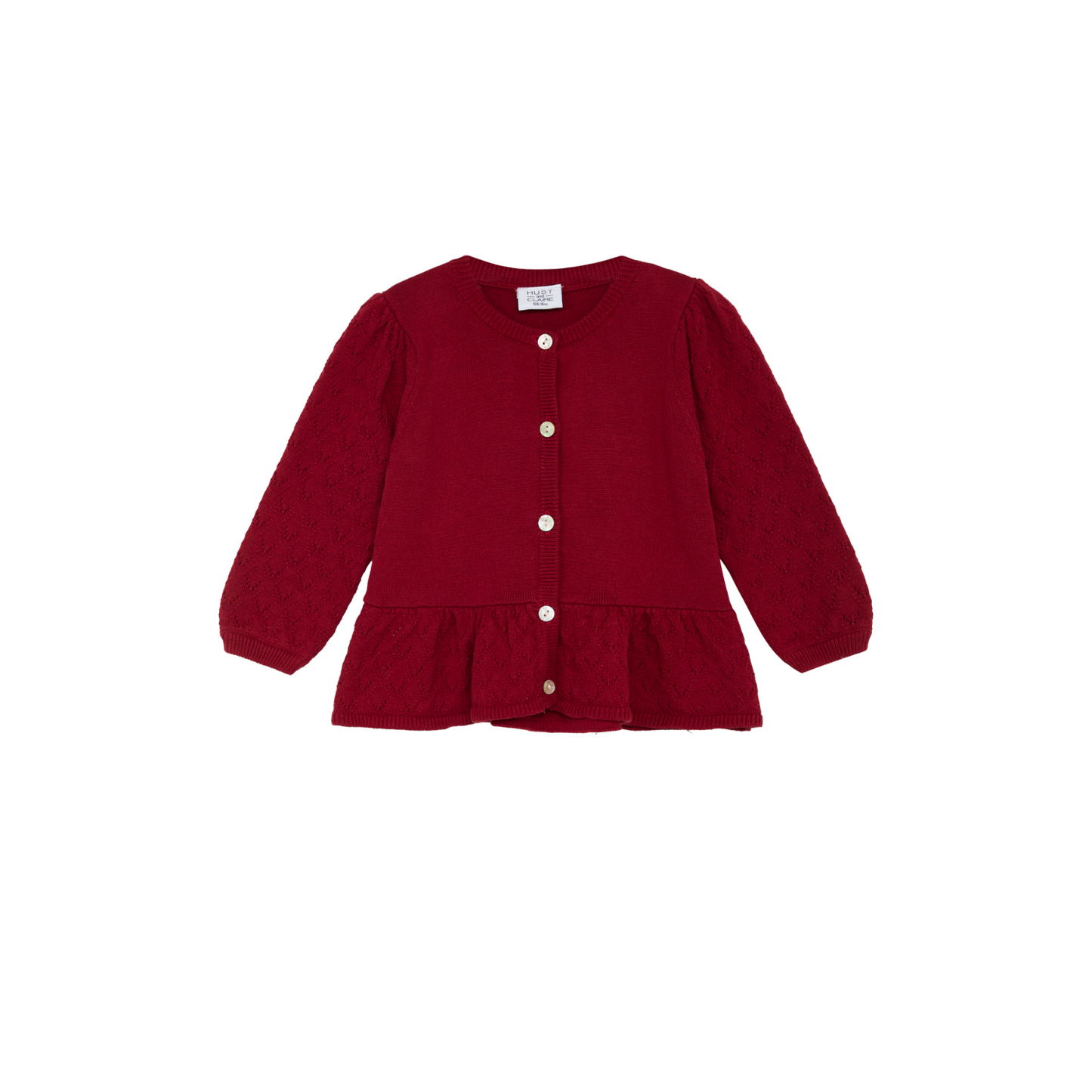 Hust & Claire Caimie cardigan teaberry