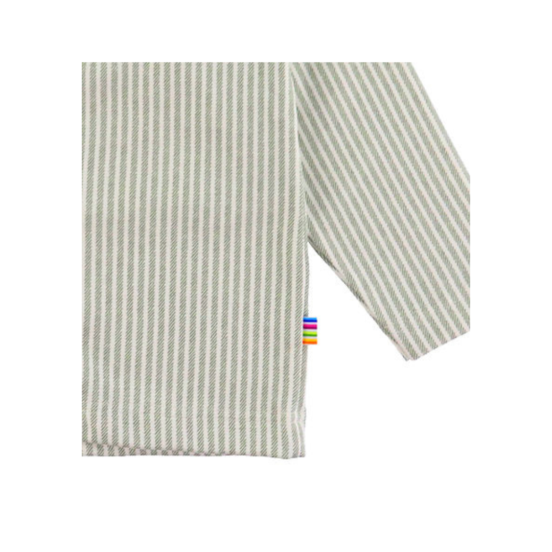 Joha Jakke m. hætte grøn/hvid