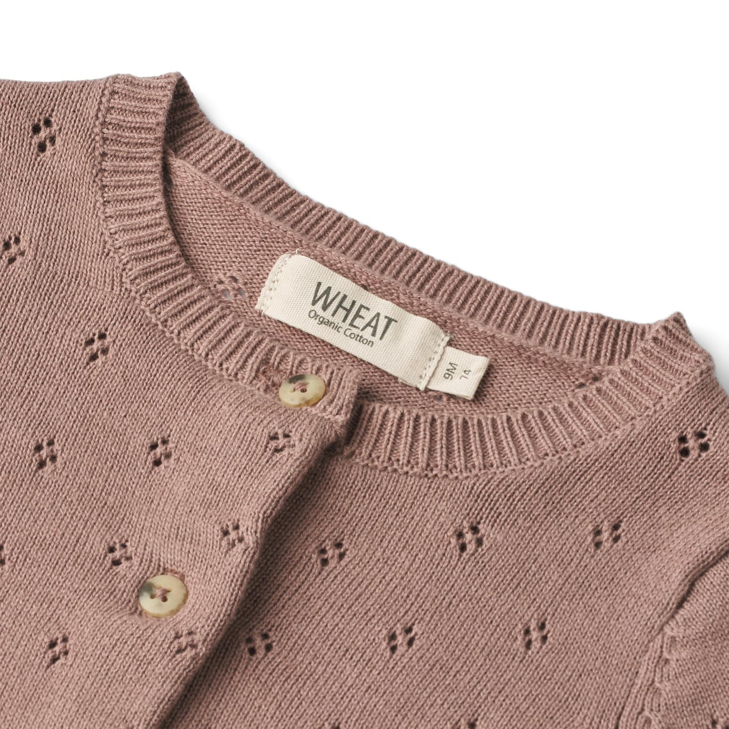 Wheat Maia knit cardigan lavender rose