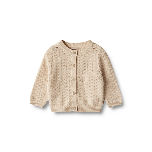 Wheat Magnella cardigan sandshell