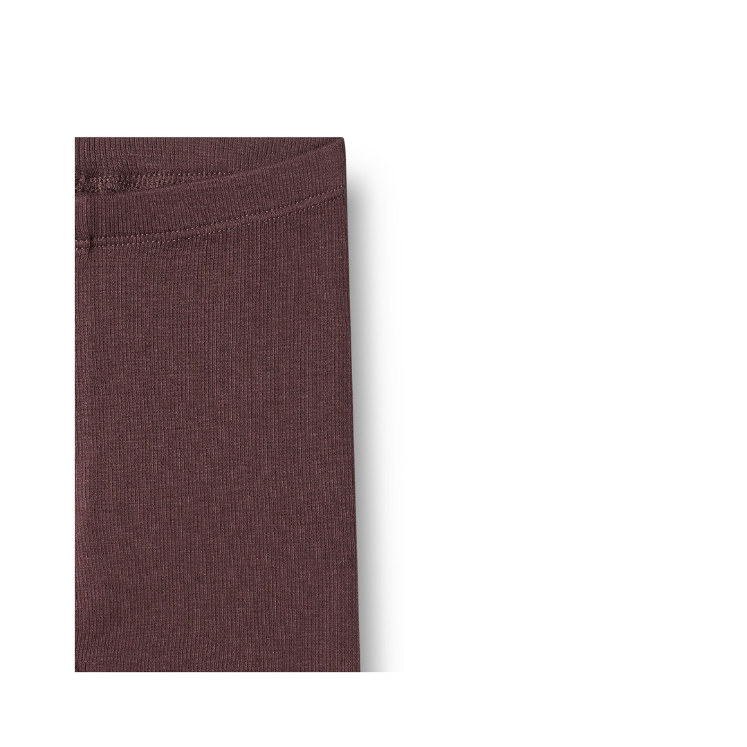Wheat Maddy rib leggings fudge