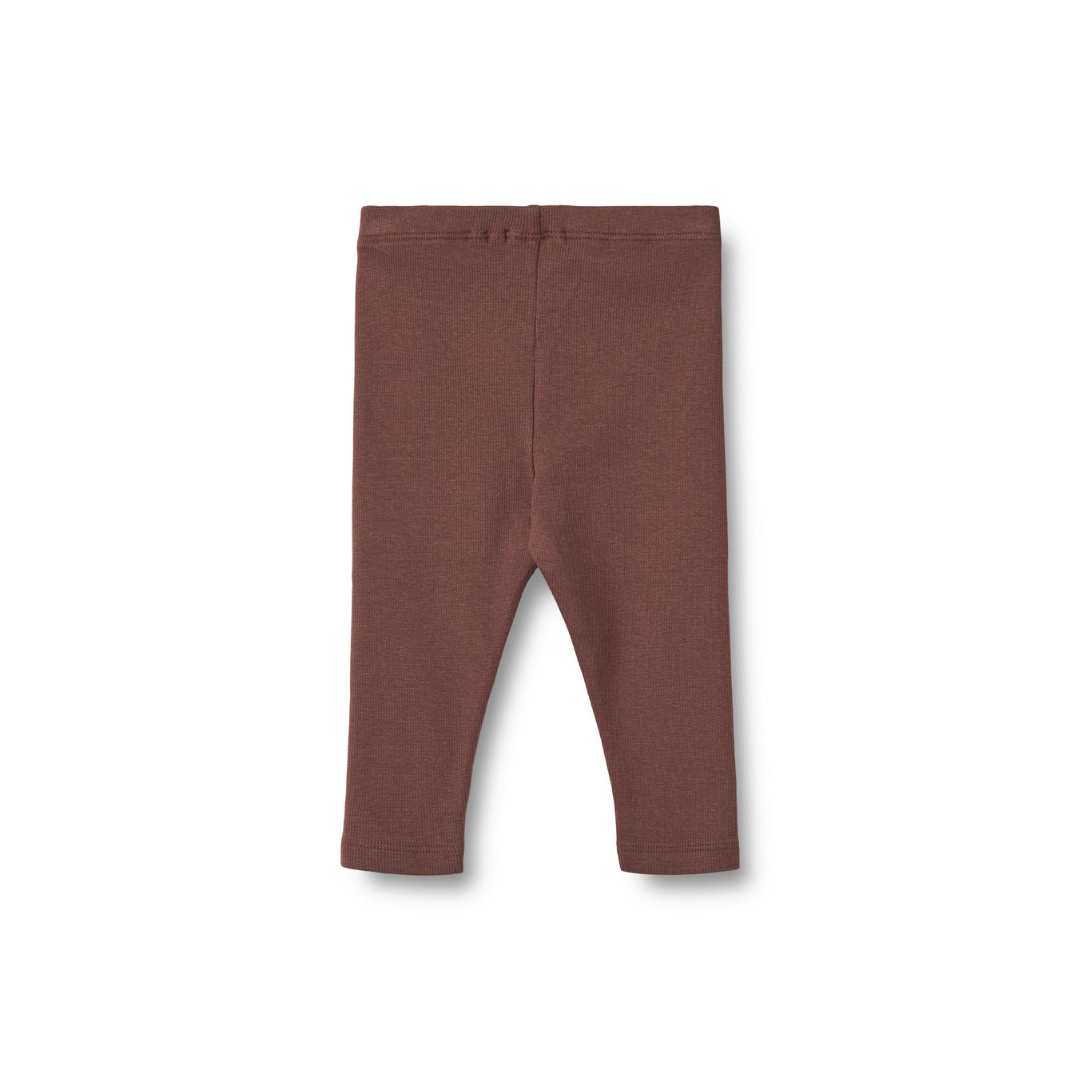 Wheat Maddy rib leggings eggplant