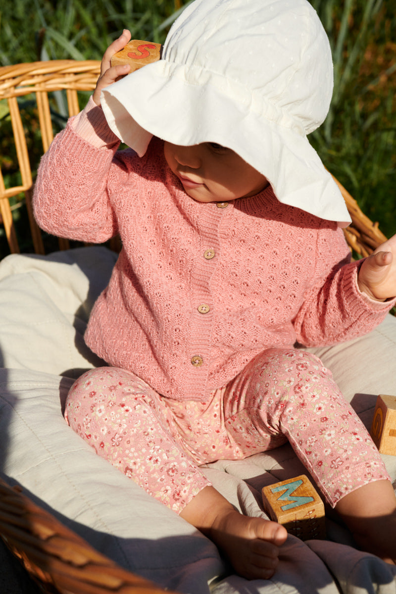 Baby i Wheat Jules leggings rosette flowers