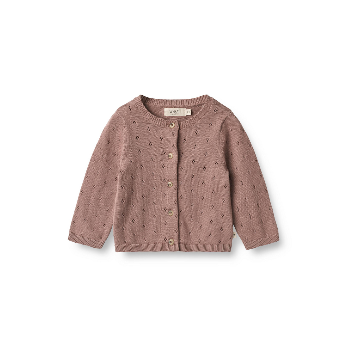 Wheat Maia knit cardigan lavender rose