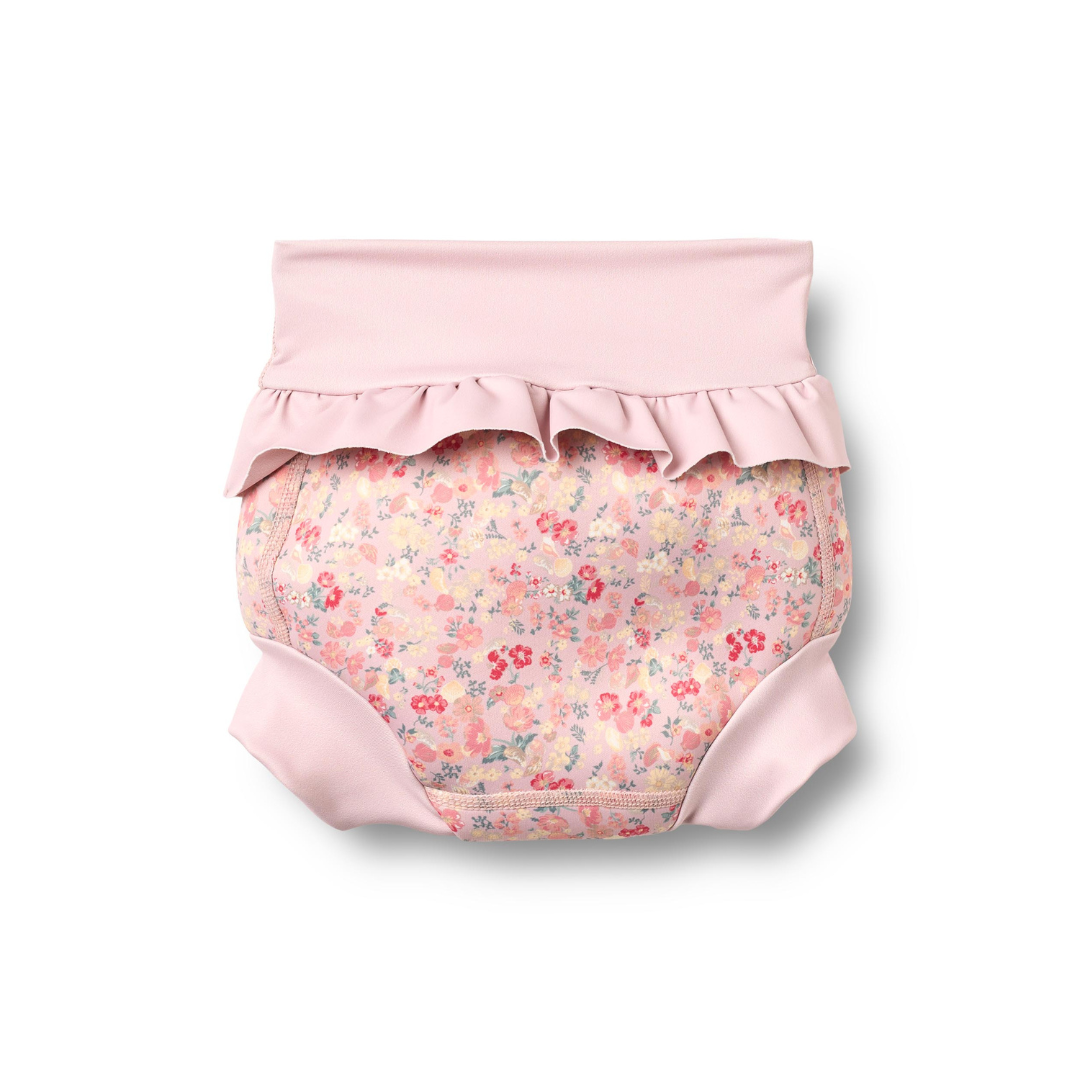 Wheat Rita neopren badebukser powder flowers and seashells