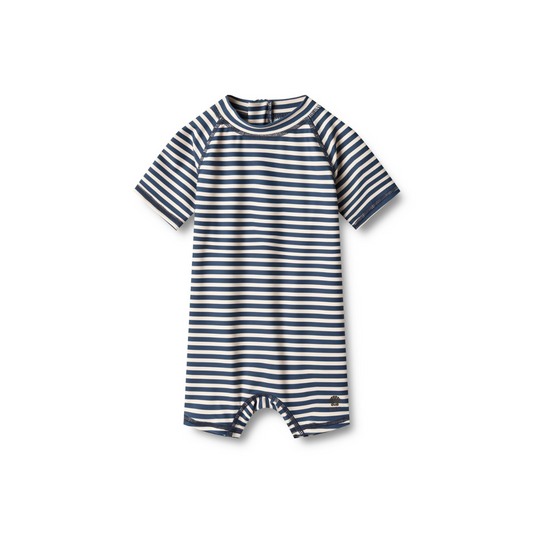 Wheat Cas badeheldragt indigo stripe