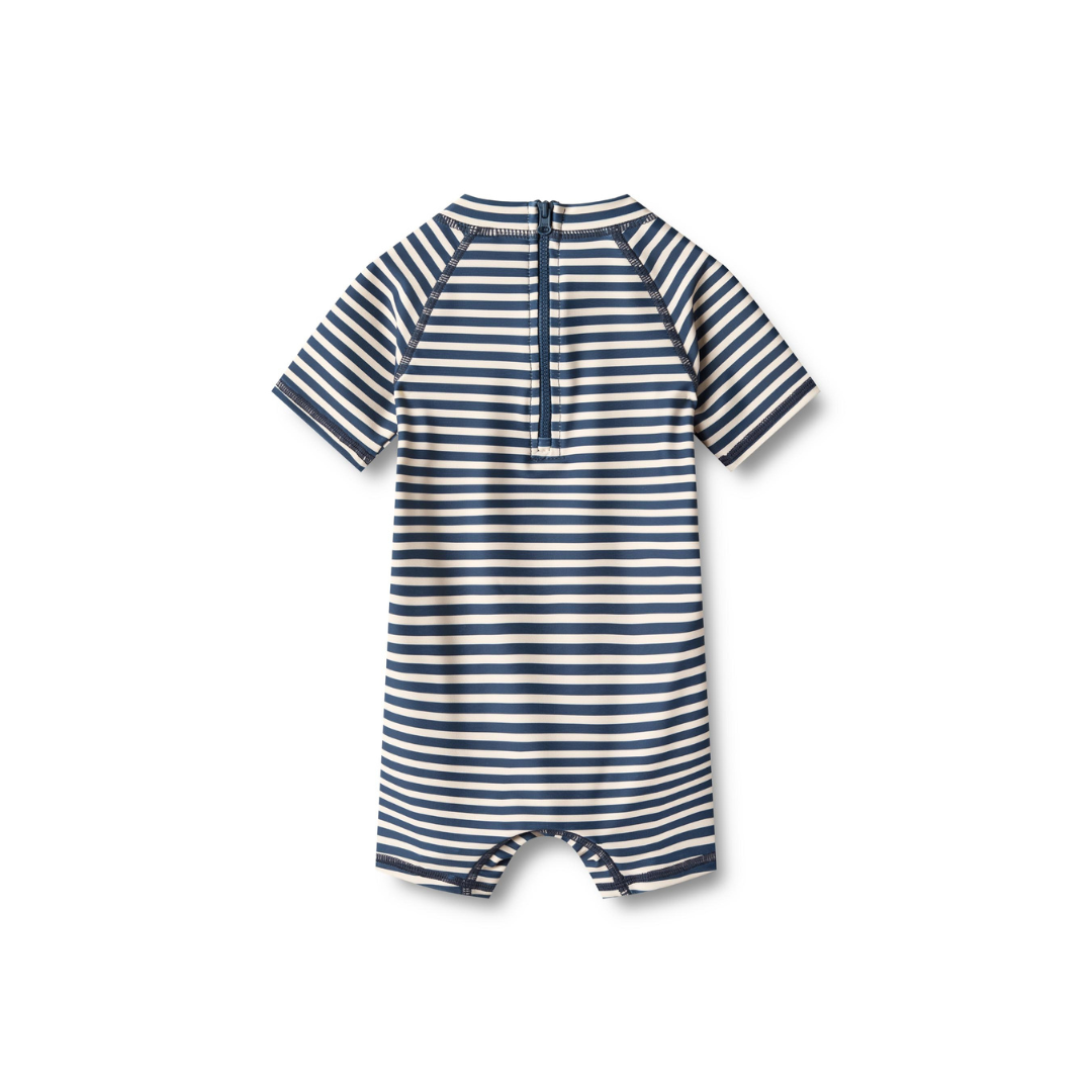 Wheat Cas badeheldragt indigo stripe