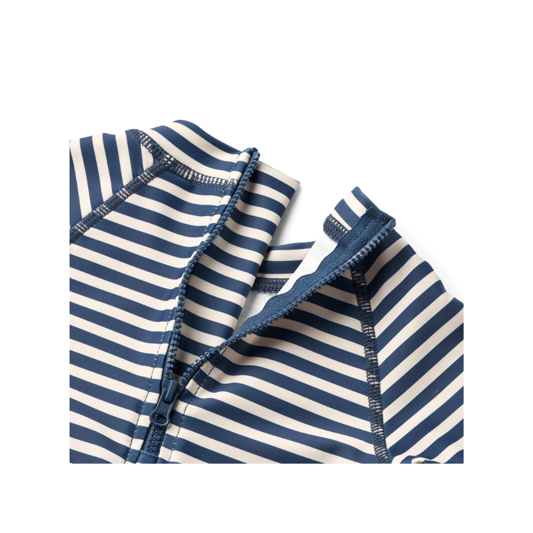 Wheat Cas badeheldragt indigo stripe