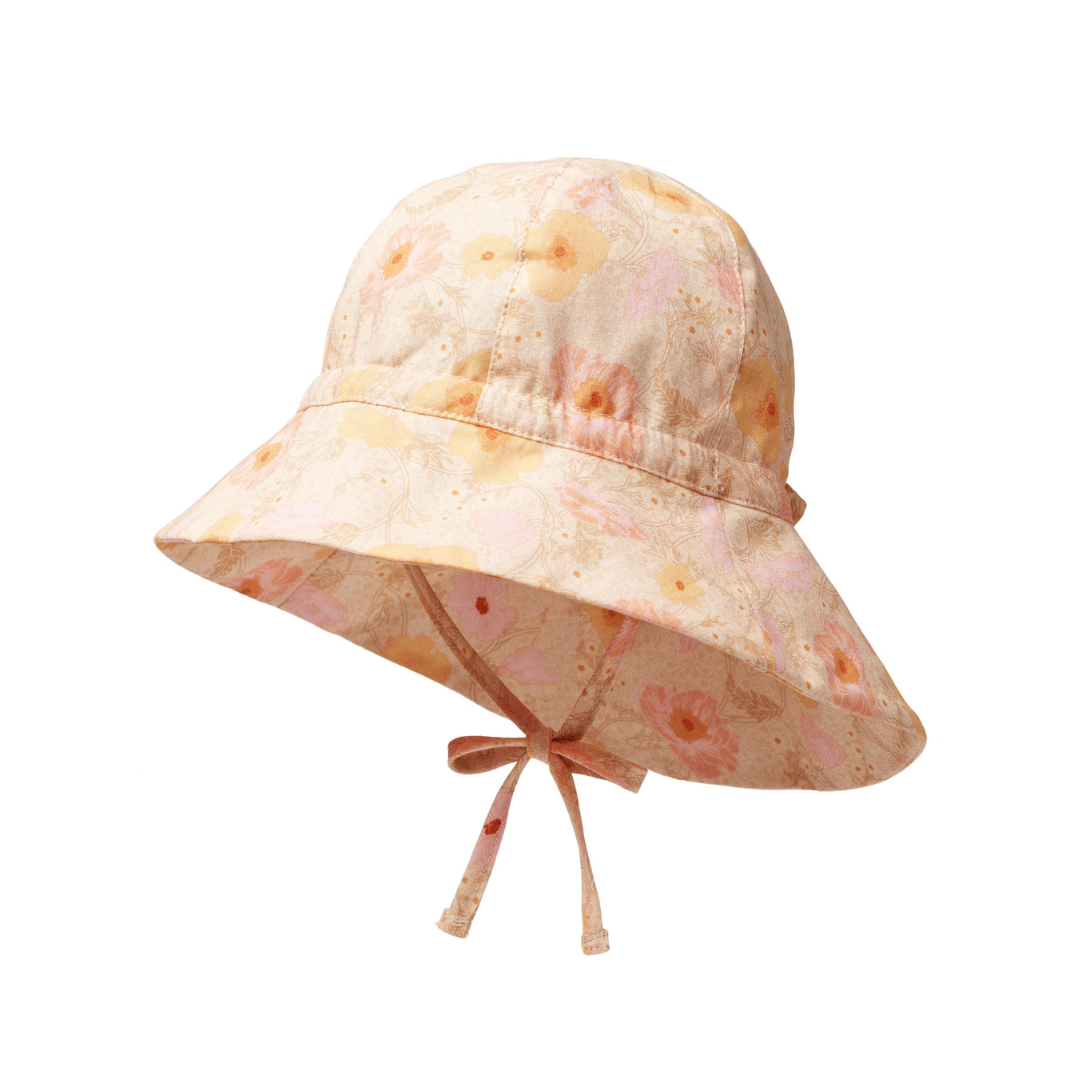 Wheat Chloé solhat alabaster flower bobbles