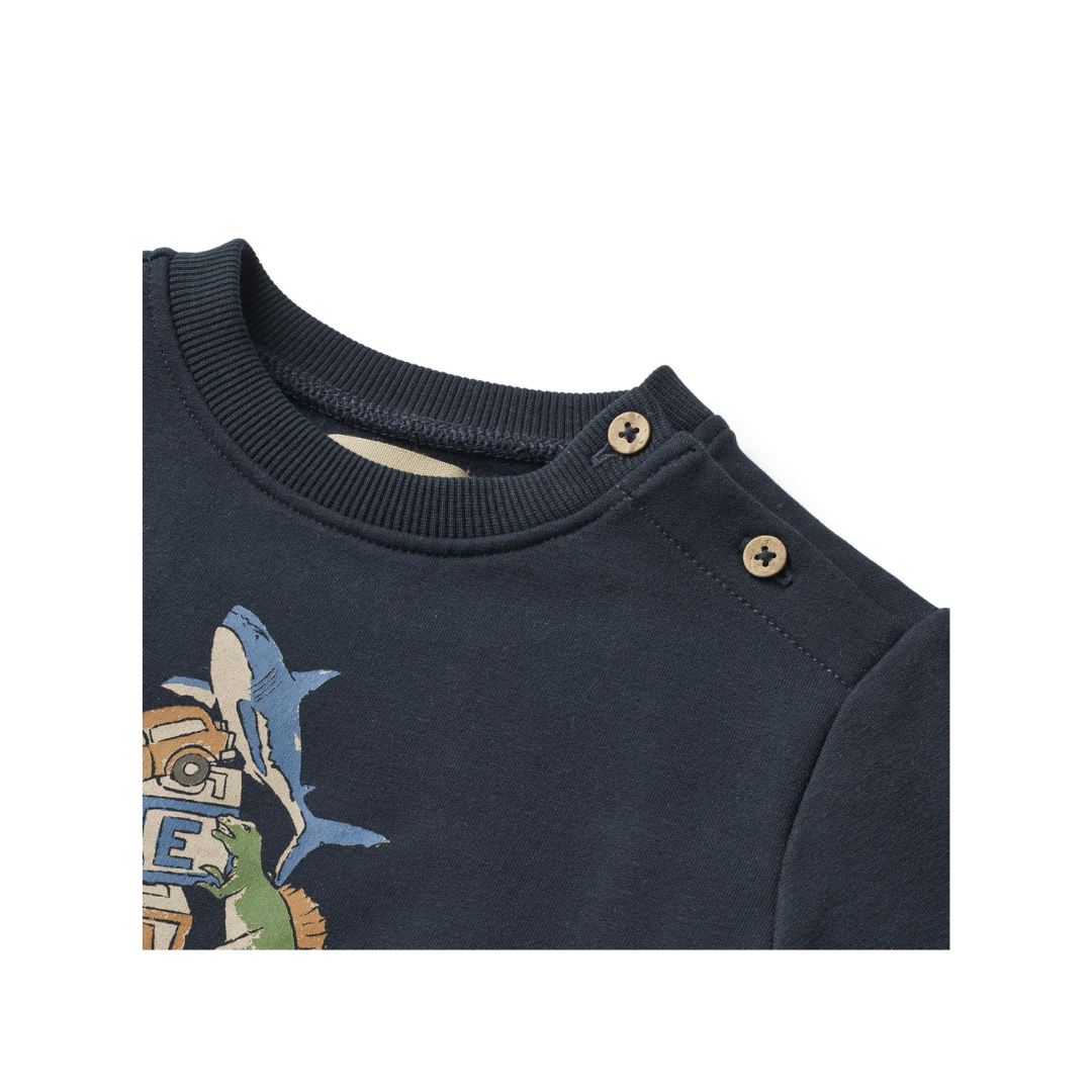 Wheat Billy sweatshirt navy