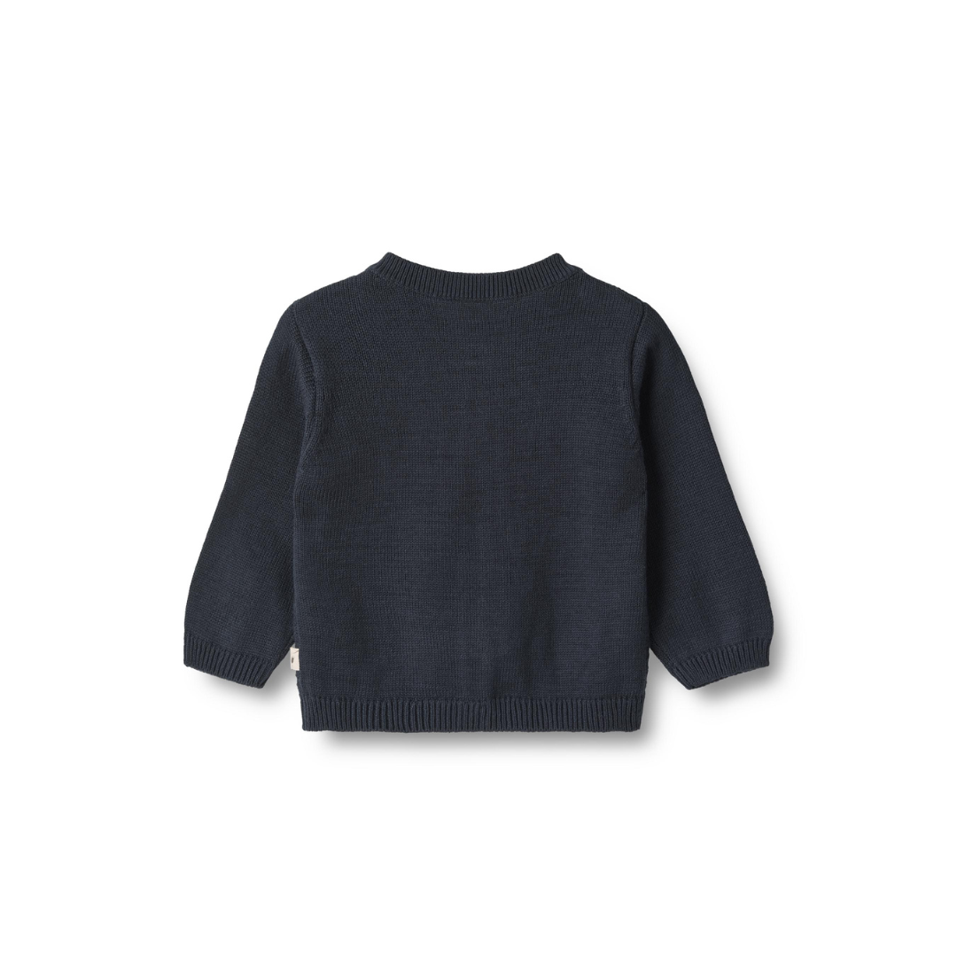 Wheat Bjørn cardigan navy
