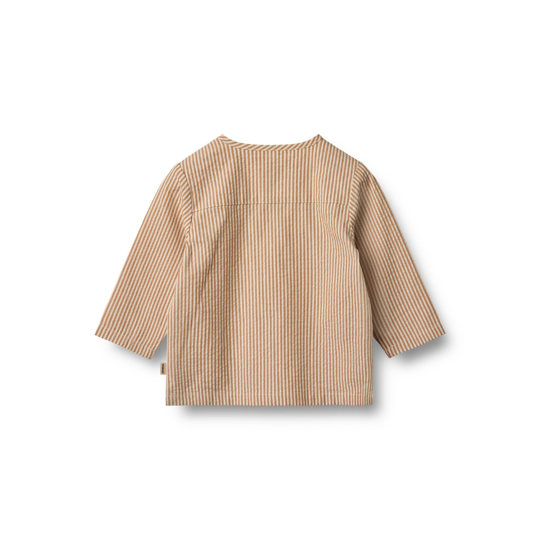 Wheat Shelby skjorte caramel stripe