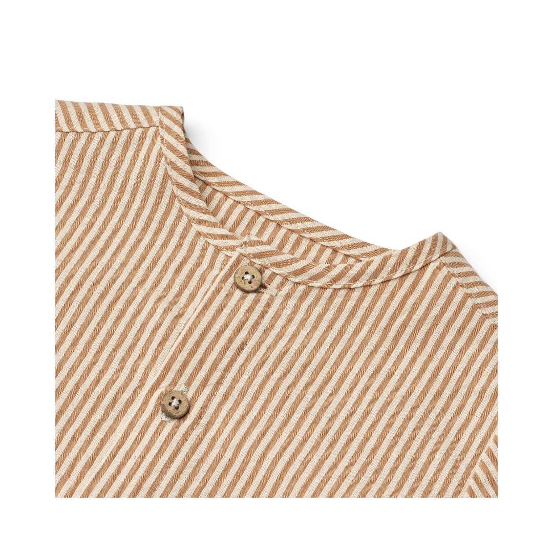 Wheat Shelby skjorte caramel stripe